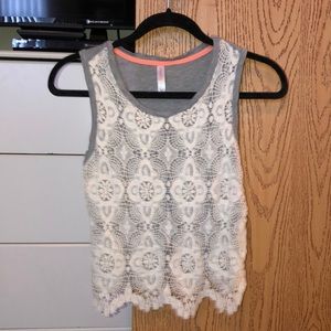 Lace tank top